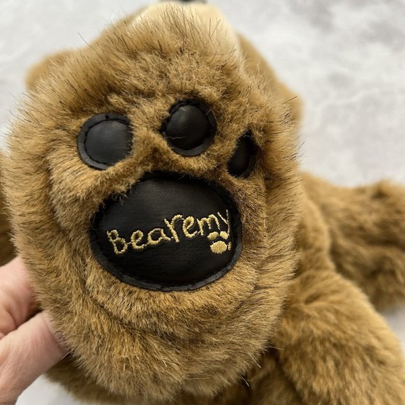 Build A Bear Workshop Bearemy Plush Brown Teddy Bear BABW Mascot Eyebrows 16"‎ - Picture 3 of 8